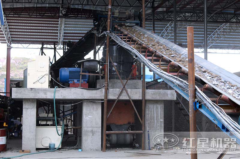 石子生產現場 石子生產現場