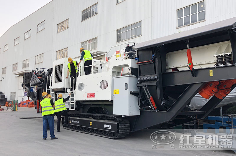 客戶來廠考察磚頭粉碎機設備 客戶來廠考察磚頭粉碎機設備