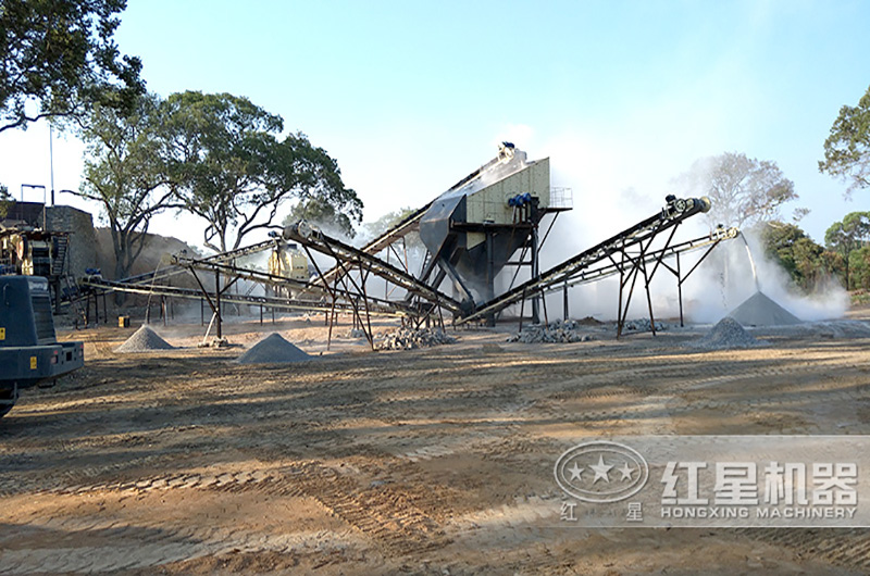 青石200t/h制砂現(xiàn)場實(shí)拍 青石200t/h制砂現(xiàn)場實(shí)拍