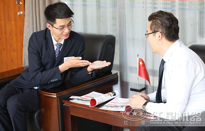 合作共贏，來廠客戶物料展示