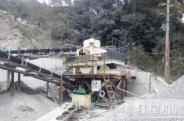 制砂機(jī)現(xiàn)場(chǎng)